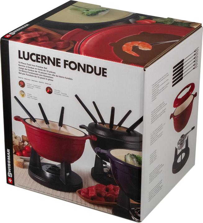 Image du produit Swissmar Set à fondue Lucerne 10 pièces, rouge