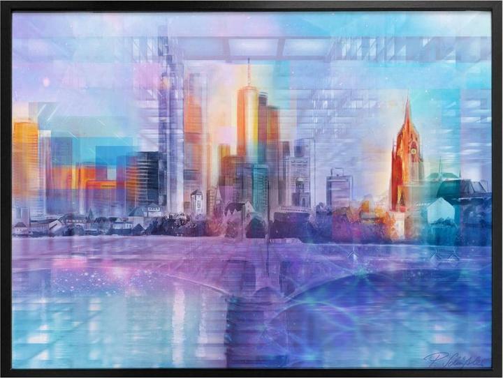 Produktbild Trenddeko Frankfurt am Main farbig (60 x 50 cm)