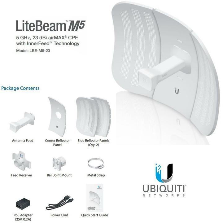 Actual product image Ubiquiti LiteBeam (100 Mbit/s)