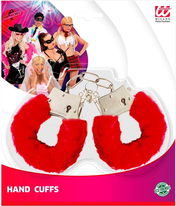 Produktbild Widmann Handschellen mit rotem Fell