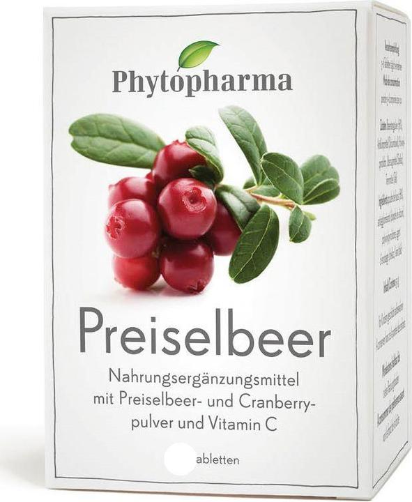 Produktbild Phytopharma Preiselbeer (280 Stück, Tabletten, 140 g)