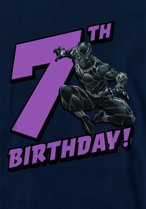 Produktbild Black Kapuzenpullover 7. Geburtstag (128)