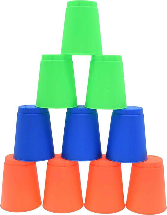 Pre-Sport Stapelbare Becher 12erPack Kunststoff