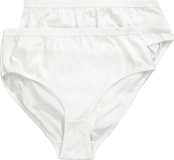 Image du produit Ulla Popken Culottes en coton bio. Lot de 2. Coloris uni (42, 44)