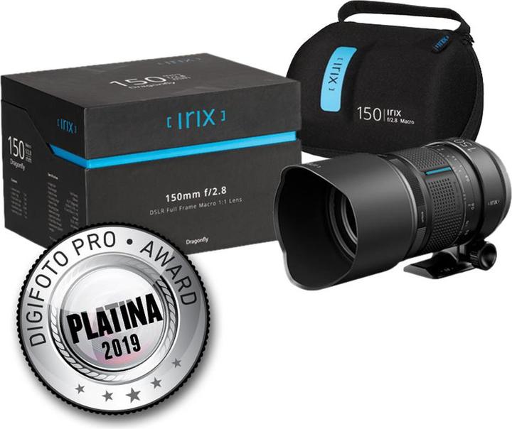 Actual product image Irix 150mm f/2.8 Macro Dragonfly (Nikon F, full size)