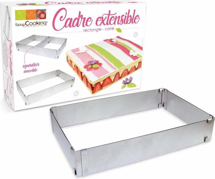 Actual product image ScrapCooking Stainless Steel Baking Pan Rectangular