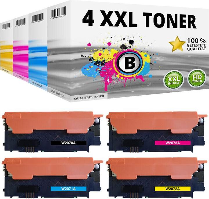 Produktbild Druckfuxx 4x XXL TONER für HP 117A Color Laser 179 fwg fnw 178 nwg nw 150 nw a SET