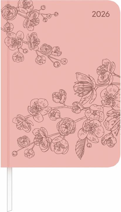 Produktbild Alpha Edition Lady Journal Deluxe Salmon 2026 - Taschen-Kalender A6 (10,7x15,2 cm) - Tucson Einband - mit (1 Woche / 2 Seiten)