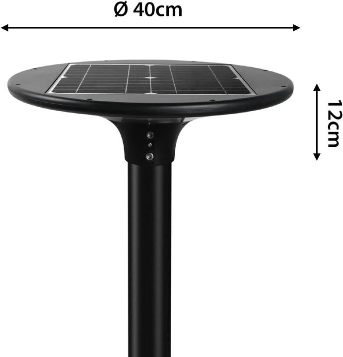 Produktbild Velamp Solarlaterne LED 2300 Lumen IP65 für Aussenbeleuchtung (2300 lm, IP65)