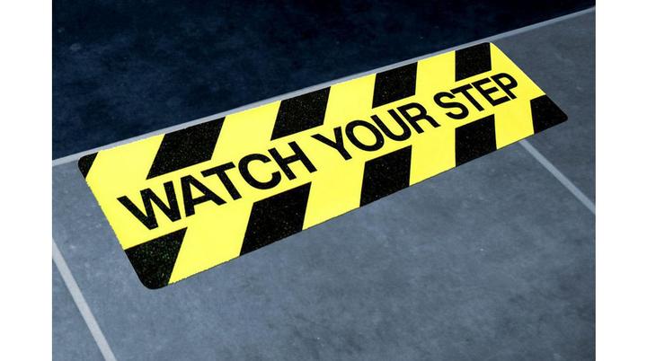 RS PRO Watch Your Step Floor Sticker