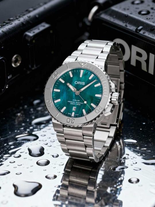 Produktbild Oris 01 733 7730 4137-07 8 24 05PEB Herrenuhr Aquis Date 43,5mm 30ATM (Analoguhr, Swiss Made, 43.50 mm)