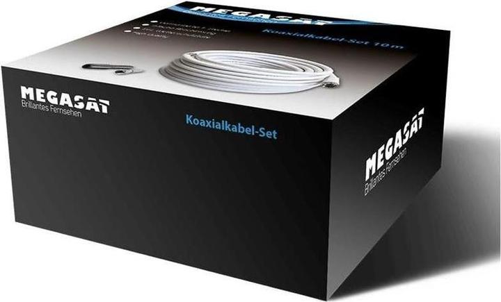 Produktbild Megasat 100146 Koaxialkabel 20 m F Weiss (110 dB, Antennenkabel)