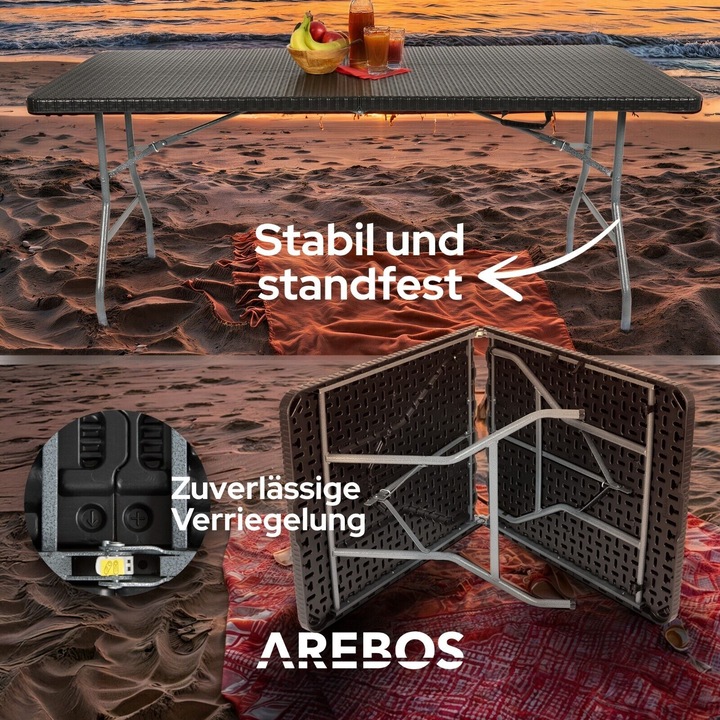 Produktbild Arebos Gartentisch (74 cm)