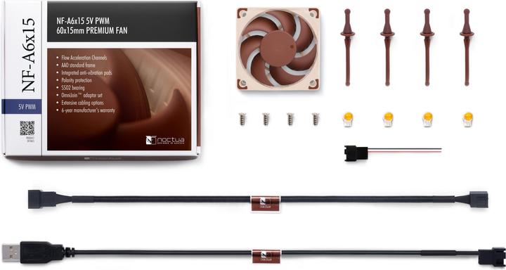 Produktbild Noctua NF-A6x15 5V PWM (60 mm, 1x)