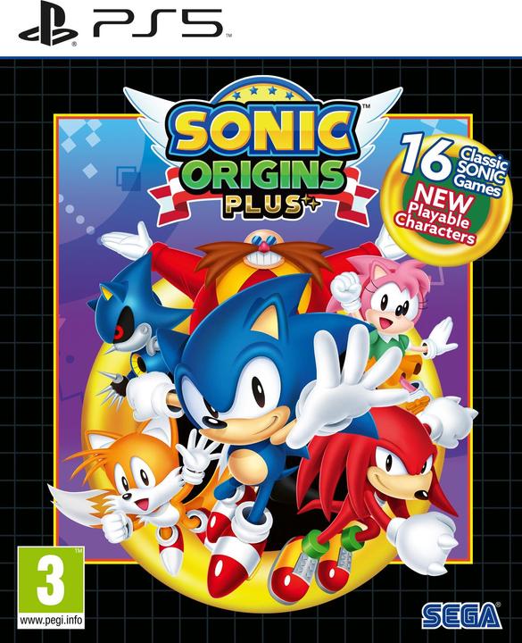 Actual product image Sega Sonic Origins Plus (Day One Edition) - Sony PlayStation 5 - Platformer - PEGI 12 (PS5)