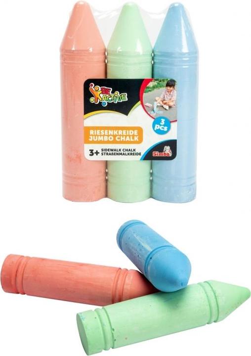 Actual product image Simba 3 street colouring crayons Jumbo (3x)