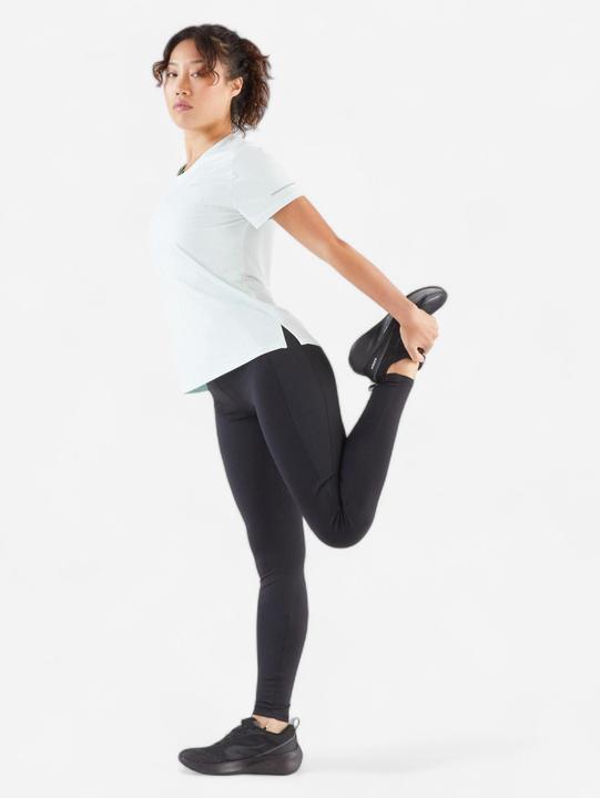 Produktbild Kiprun Lauftights lang Damen - 500 Comfort schwarz (W24/L30)