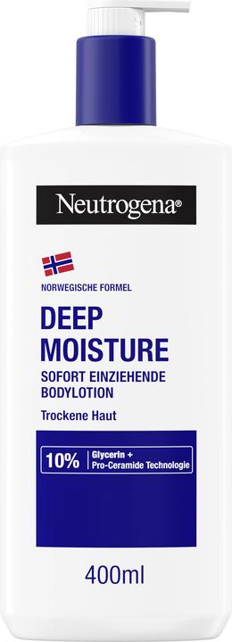Actual product image Neutrogena Deep Moisture Body Lotion (Body cream, 400 ml)