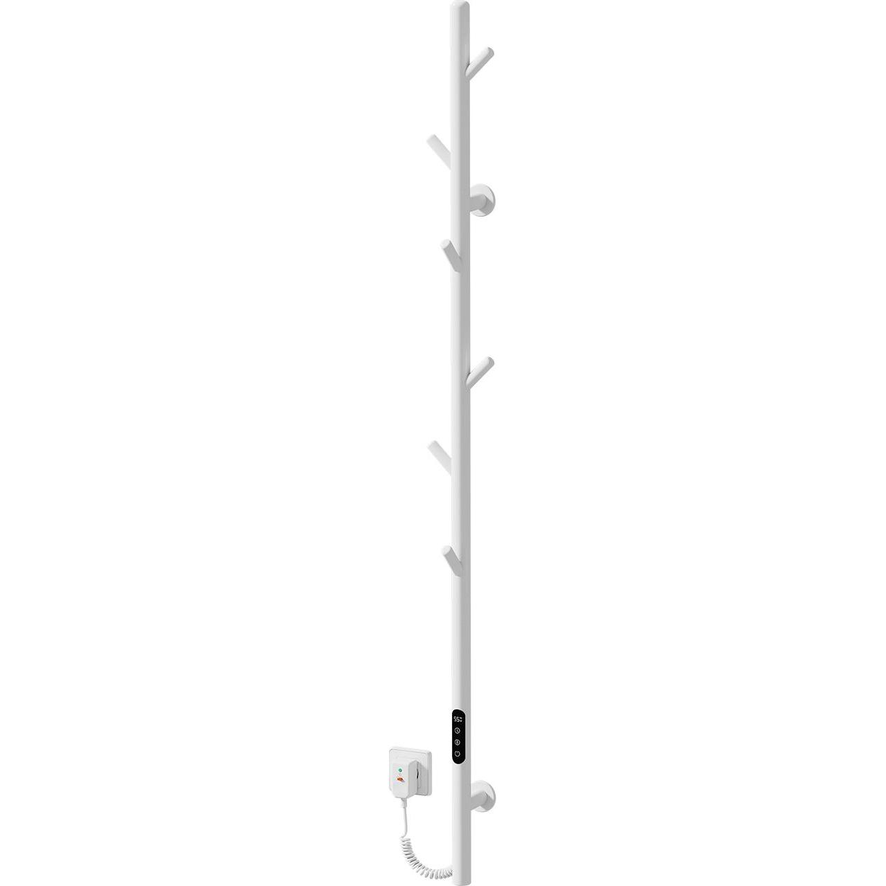 Emke Elektrischer Handtuchheizkörper, 110W, LED-Display, Intelligentes Thermostat, WiFi/APP-Steuerung, Ti, Heizkörper