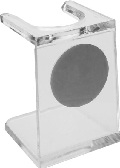 Produktbild Rasierpinselhalter, Kunststoff Glashell, Höhe: 7,5 cm (Rasierpinsel)