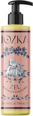 Actual product image NoName JOZKA Żel do mycia twarzy Ekstrakt z Klitorii 200ml (Facial cleansing wipes, 200 ml)
