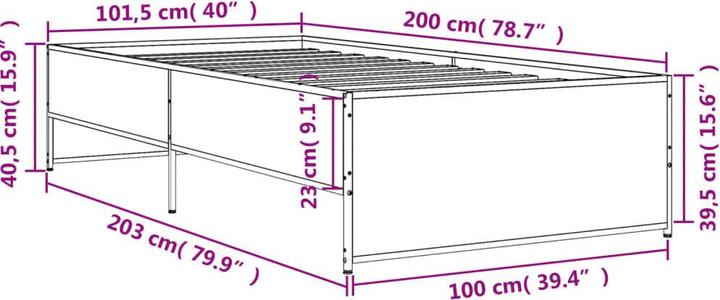 Produktbild vidaXL Kalkin (100 x 200 cm)