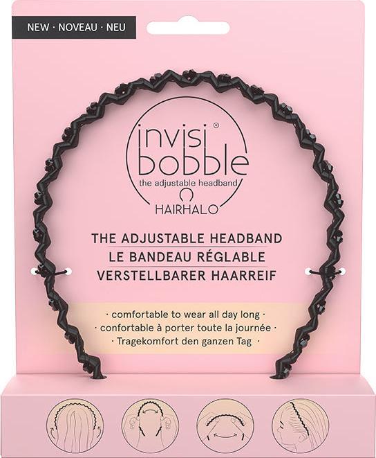 Image du produit Invisibobble Bandeau de cheveux Hairhalo black sparkle