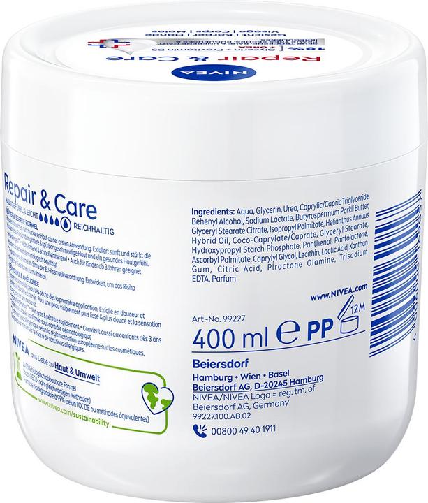 Produktbild NIVEA Repair & Care Urea Extra Repair Creme (Körpercreme, 400 ml)