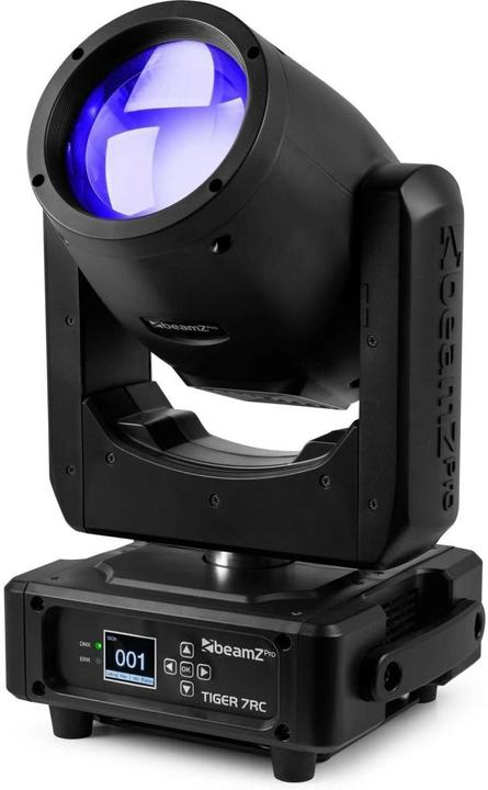 Actual product image BeamZ Professional Tiger 7RC beam moving head met 1Â° beam - Met 13 kleuren en 15 (230 W, LED)