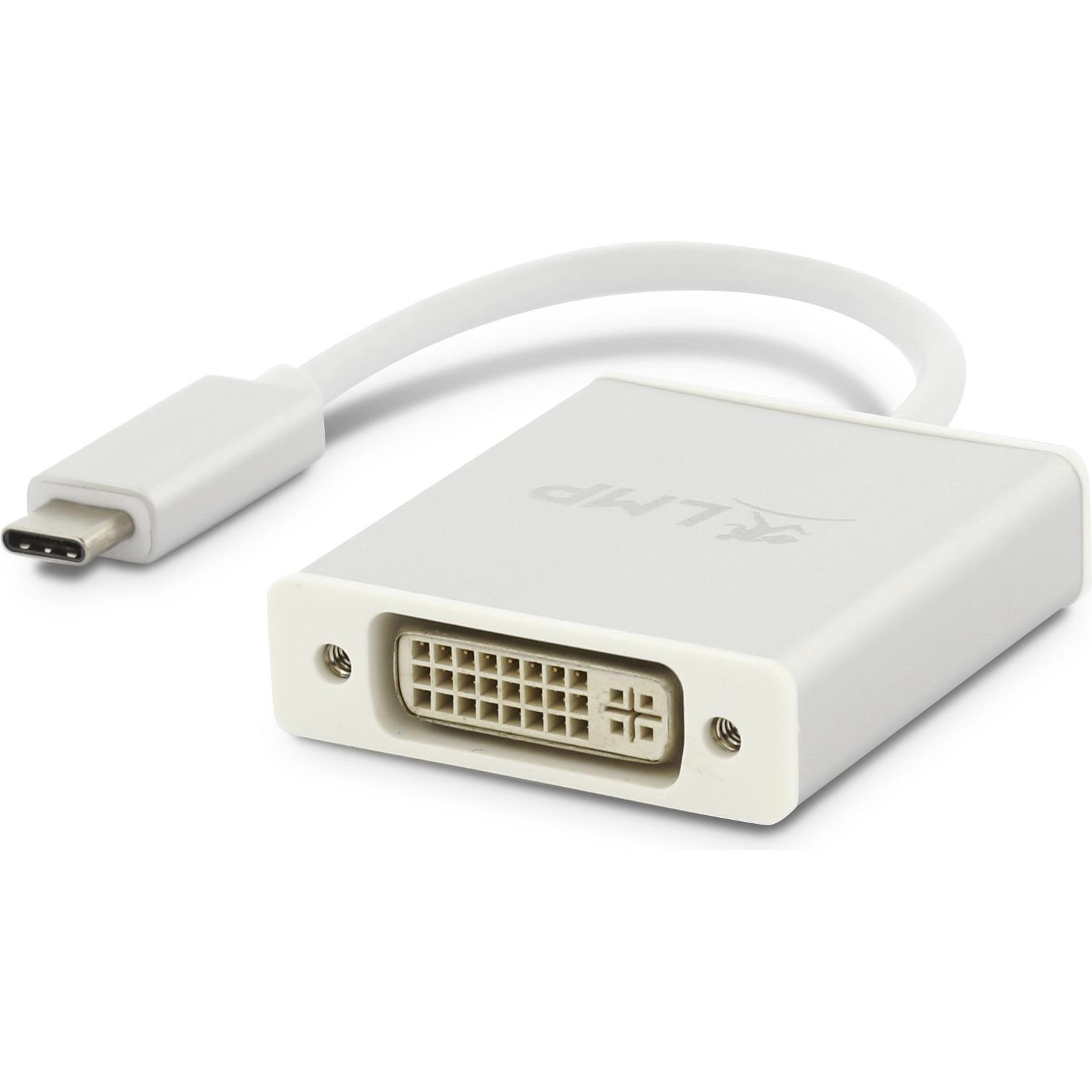 LMP USB-C 3.1 zu (DVI, 15 cm), Data + Video Adapter, Silber