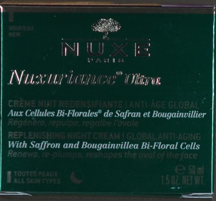 Actual product image Nuxe Nuxuriance Ultra - Crème Nuit Redensifiante (50 ml, Night cream)
