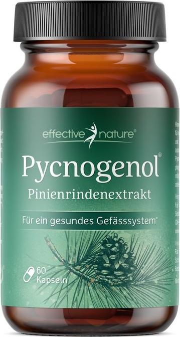 Actual product image Effective Nature Pycnogenol - Pinienrindenextrakt (60 pcs., Capsules)