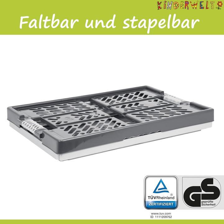 Actual product image Kinderwelt Faltbare Kunststoffbox 45L, bis 50kg belastbar (45 l)