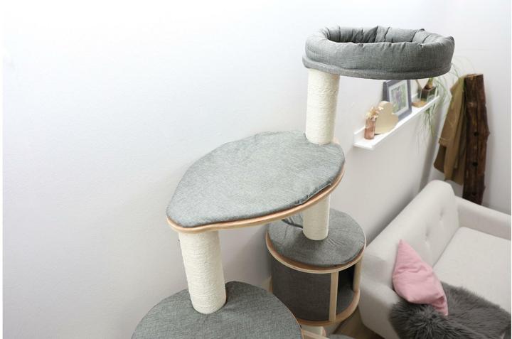Actual product image Kerbl Wall scratching post Dolomit XL Tofana (185 cm, Grey)