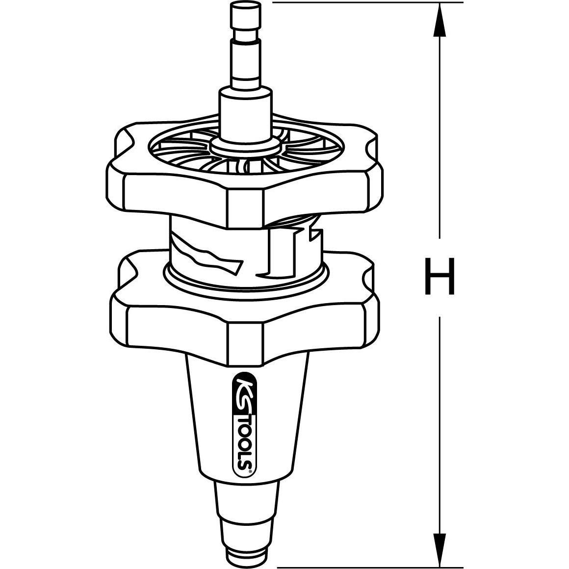 Thumbnail - KS Tools, Fahrzeug Werkzeug, Kühlsystemadapter, Ø 37-50 mm, abgestuft