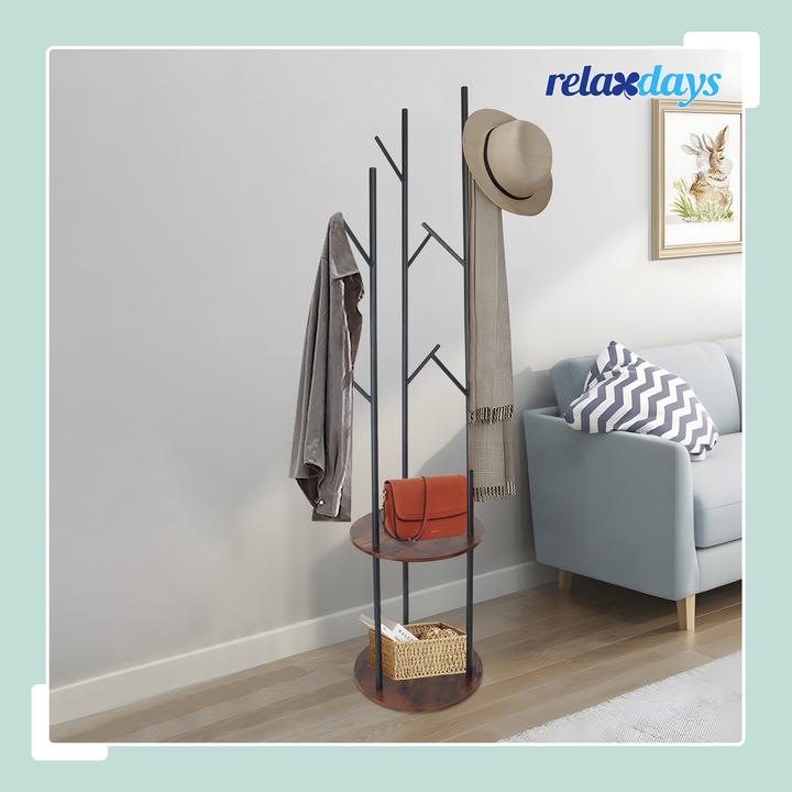 Actual product image Relaxdays Coat rack