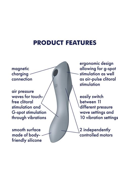 Produktbild Satisfyer Insertable Air Pulse Vibrator - Curvy Trinity 3