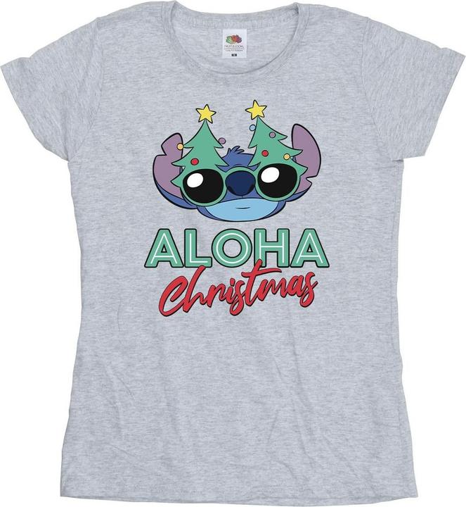 Produktbild Disney Lilo And Stitch Christmas Tree Shades TShirt (XL)