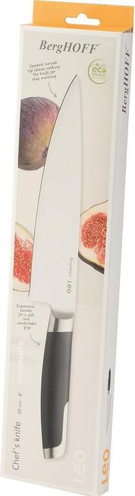 Actual product image BergHoff Kitchen knife Leo Graphite 20 cm, Black (20 cm)