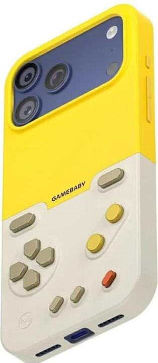 Actual product image Case GAMEBABY with controller for iPhone 17 Pro Max yellow (Apple iPhone 17 Pro Max)