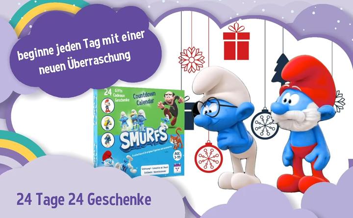 Actual product image Sohar's adventskalender 20 Smurfs