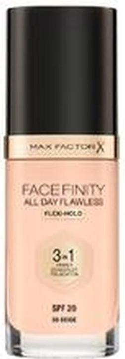 Actual product image Max Factor Facefinity All Day Flawless 3 In 1 Foundation C10-Fair Porcelain 30ml (C10 Fair Porcelain)