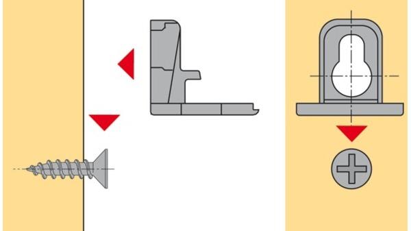 Produktbild Hettich Tablarverbinder (Verbindungsbeschlag, 1 Stk.)