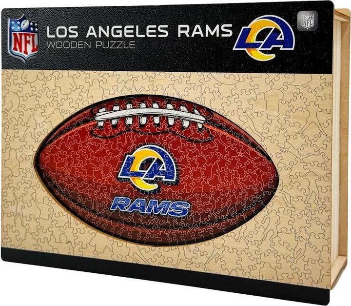 Produktbild Iconic NFL - Los Angeles Rams – Football mit Logo - Holz Puzzle Grösse L (500 Teile) (500 Teile)
