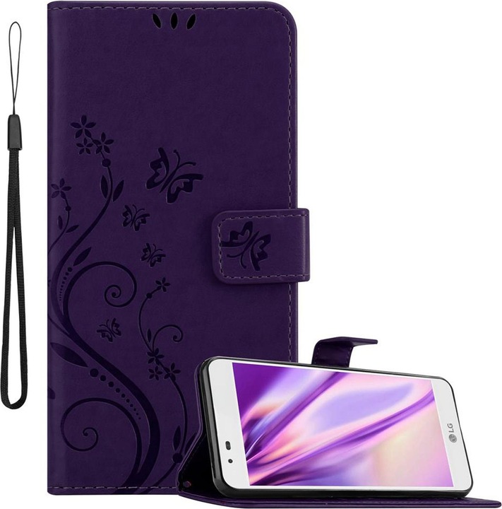 Actual product image Cadorabo Flower Book Cover (LG K7)
