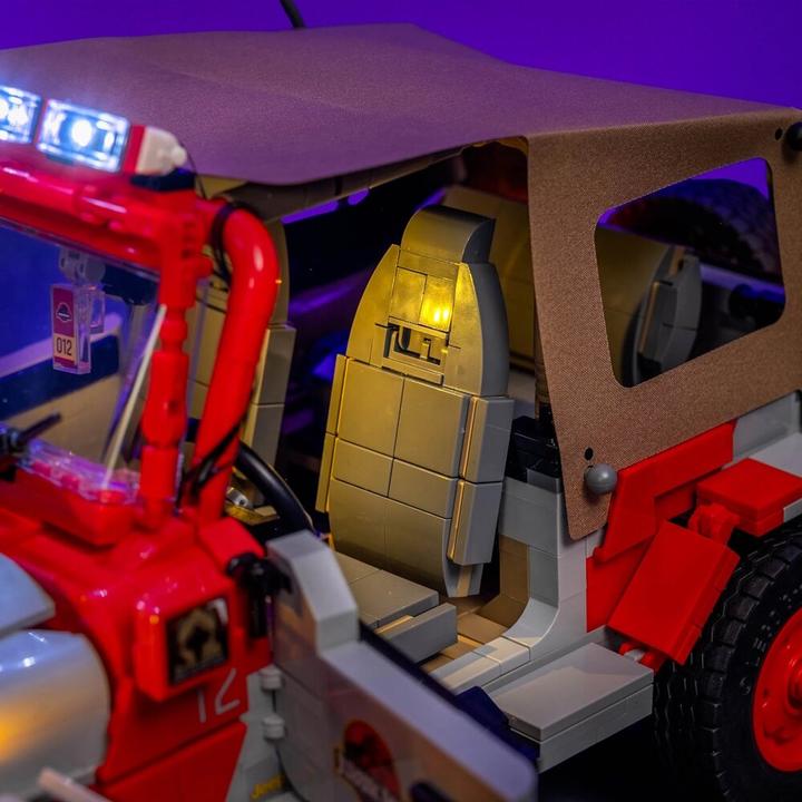 Produktbild Light my bricks LMB 2.0 LED Licht Set für LEGO® 77984 Jurassic Park - Jeep Wrangler