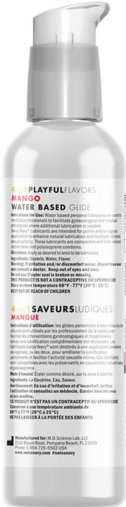 Image du produit Swiss Navy 4 in 1 Mango - 4 fl oz / 118 ml (118 ml)