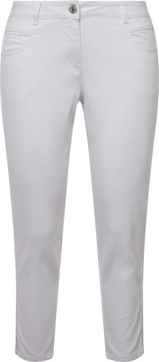 Image du produit Miamoda Pantalon en twill coupe Slim Fit, avec bandes à paillettes et taille partiellement élastique (56)