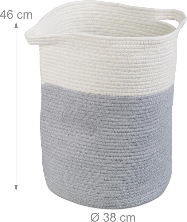Image du produit Relaxdays Panier de rangement (1 x, 38 x 38 x 38 x 46 cm)