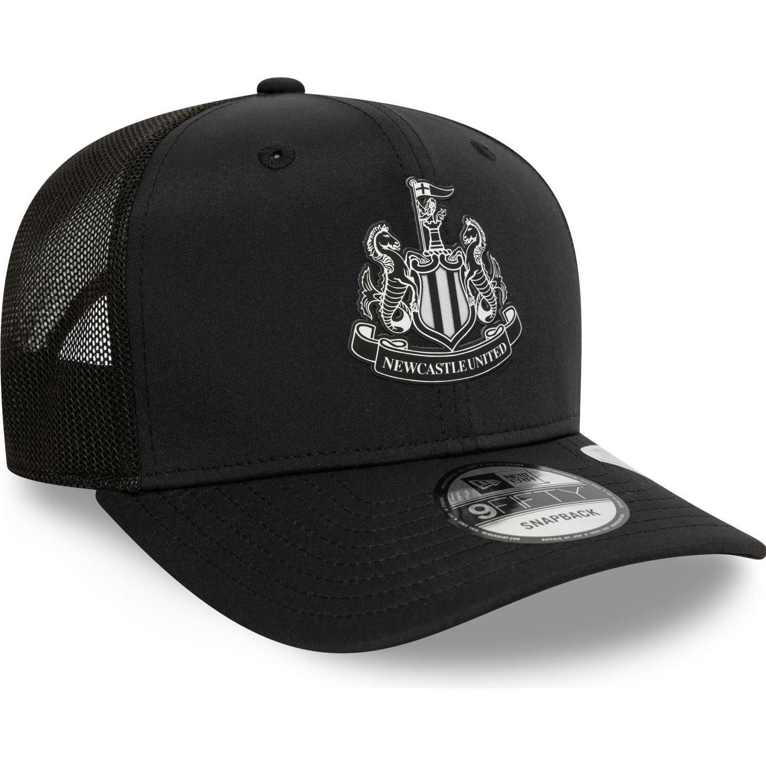 New Era, Herren, Cap, 9Fifty Stretch-Snap Cap - CHROME Newcastle United ML, Schwarz, (M)